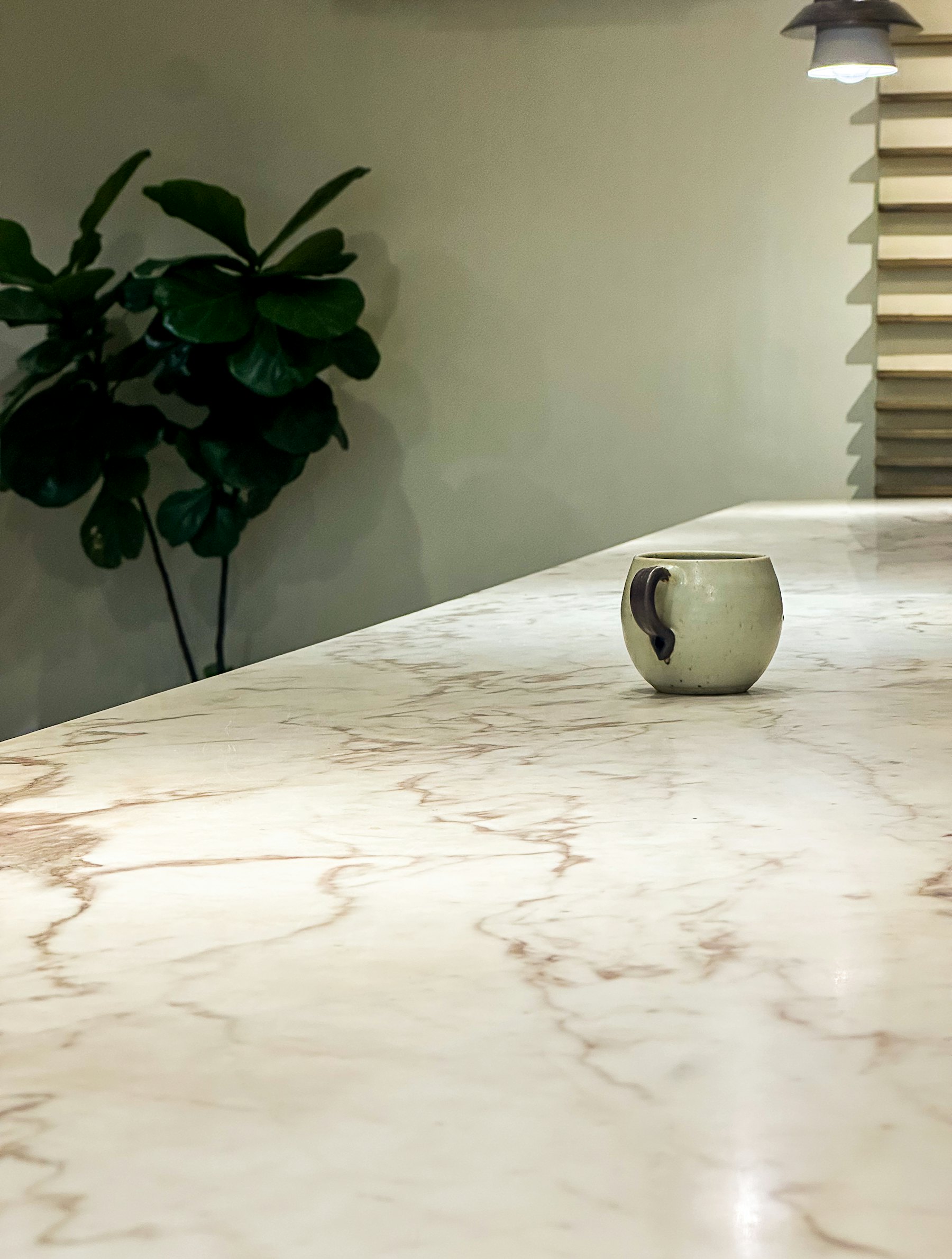 Mermer tezgah detayı